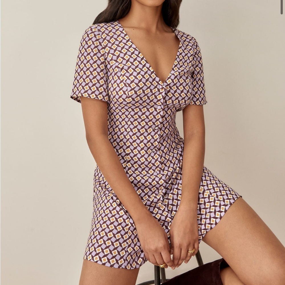 Reformation Hal Dress in Plaza Size 4